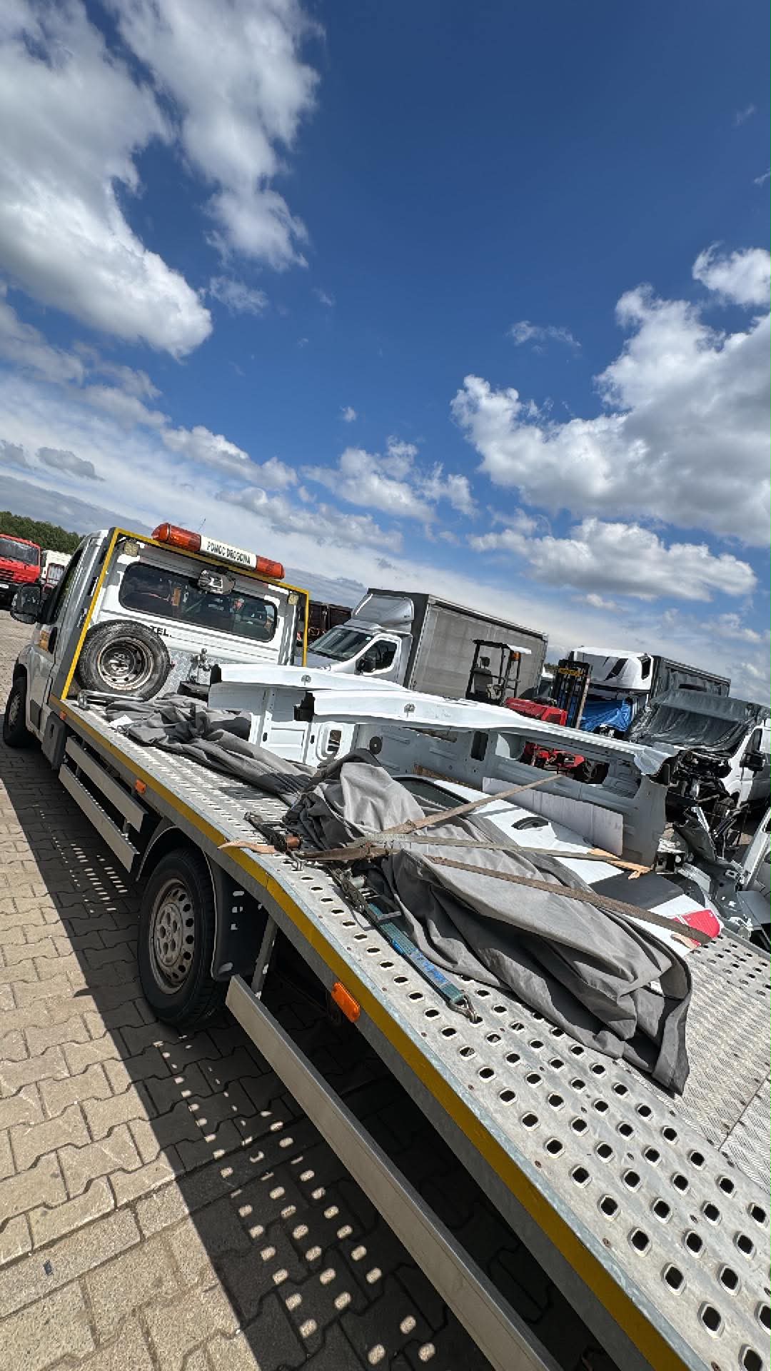 Laweta gotowa do transportu — pomoc drogowa 24/7
